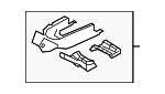 BDTS54390A - Body: Rear Rail for Mazda Image