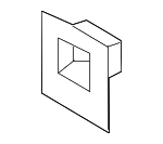 3C18585439B9 - Body: Glove Box Frame Lock Plate for Volkswagen Image