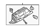 3C1857114E9B9 - Body: Glove Box Frame for Volkswagen Image