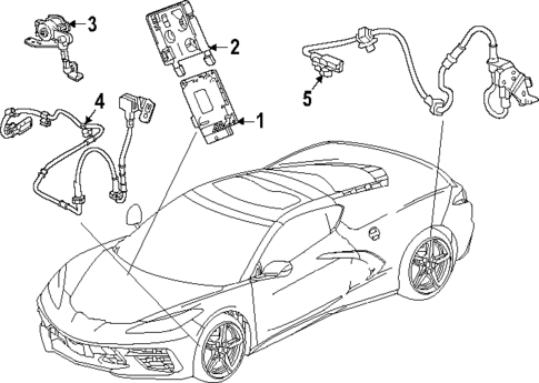 Headlamp Components for 2024 Chevrolet Corvette #2