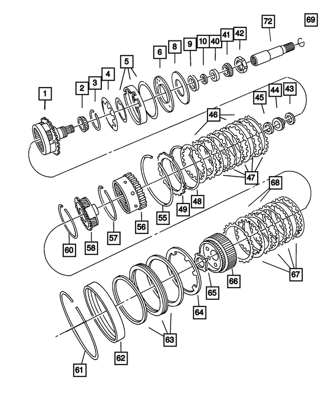5101874AA - Automatic Transaxle 4 Speed: Planet Pinion Carrier And Bearing for Mopar Image