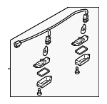 8341A148 - : License Lamp for Mitsubishi: Mirage Image