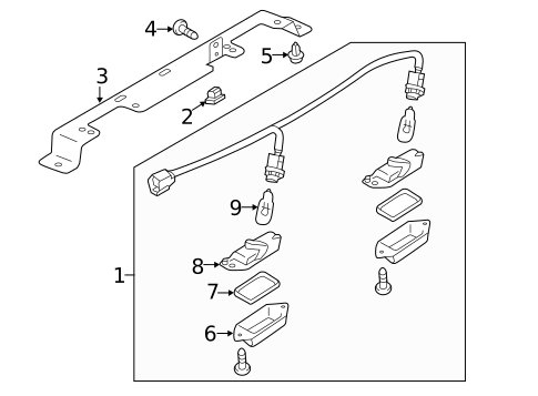 License Lamps for 2014 Mitsubishi Mirage #0