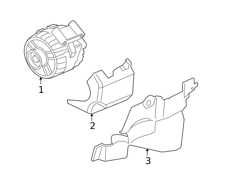 Alternator for 2007 Ford Mustang #1