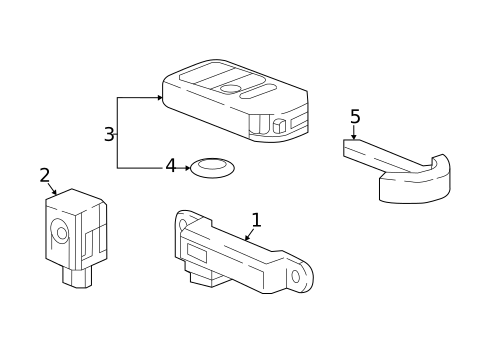 Keyless Entry Components for 2022 Honda Civic #0