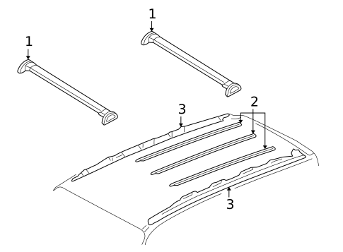 Roof Rack for 2007 Mercury Mariner #0