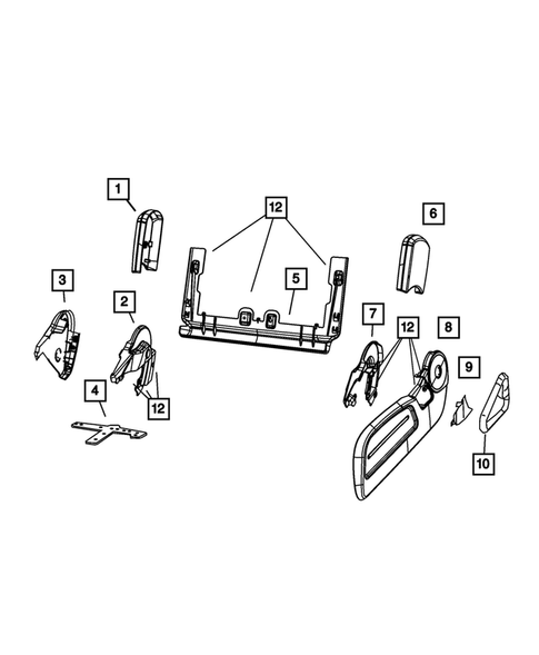 Adjusters, Covers, Shields, and Risers for 2007 Dodge Nitro #4