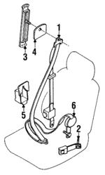 8783760U00 - : Anchor Cover for INFINITI: Q45 Image