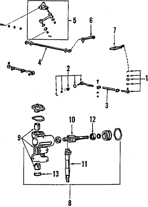 Steering Gear & Linkage for 1984 Toyota Land Cruiser