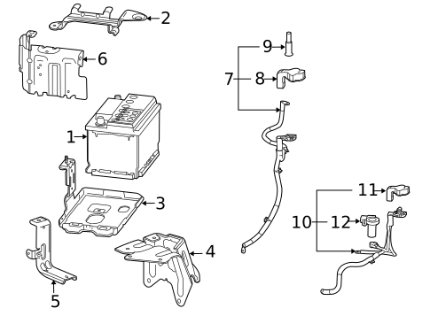 Battery for 2016 Chevrolet Equinox #0