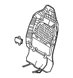 88490CV010WK - Body: Seat Back Panel for Kia: EV6 Image