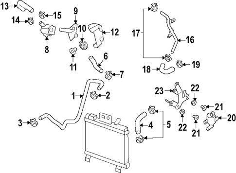 Hoses & Lines for 2025 Porsche Cayenne #1