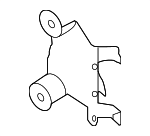 7P6907455A - Electrical: Bracket for Volkswagen: Touareg Image