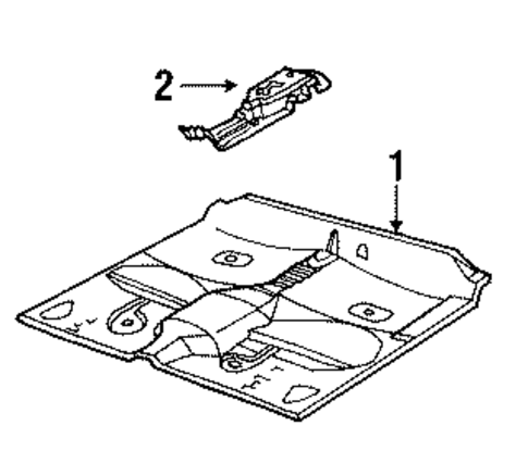 Floor for 1989 Buick Regal #0