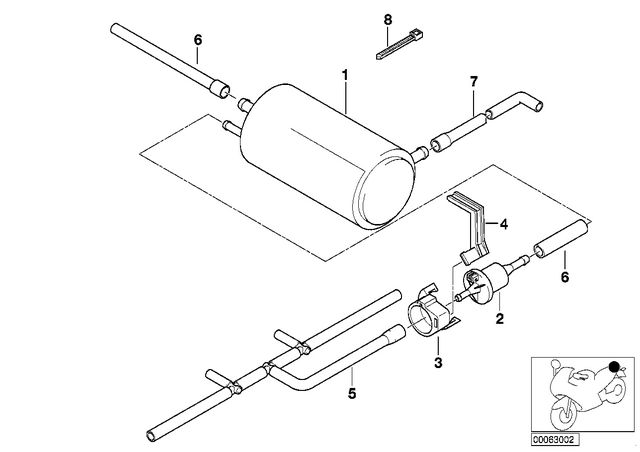16131465032 - : Fuel Pipes Set for BMW-Motorrad Image