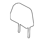 7191008090B0 - Body: Headrest for Toyota: Sienna Image