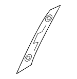 832502W000 - Body: Applique for Hyundai Image