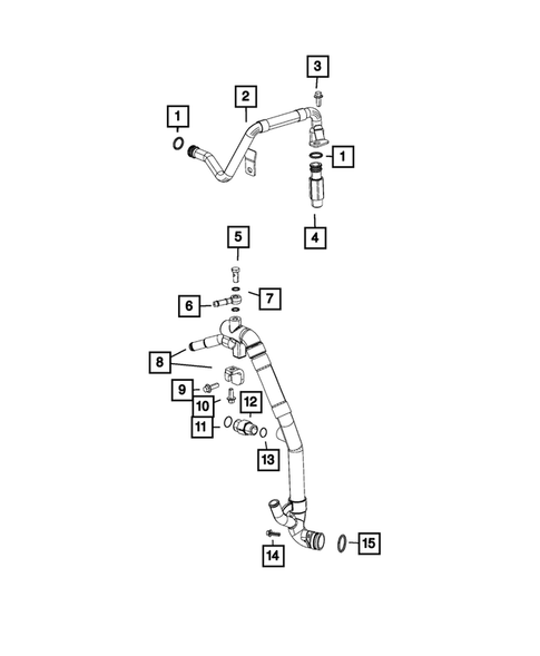 EGR Cooling System for 2019 Ram 3500 #2