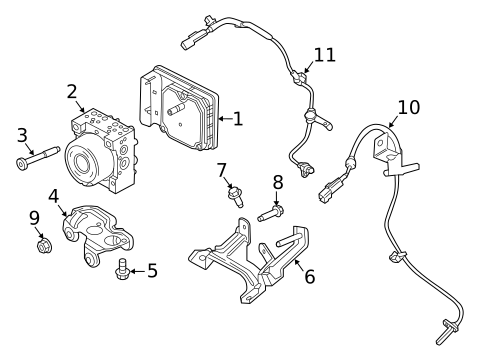 ABS Components for 2023 Lincoln Nautilus #0