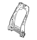 7101306531 - Body: Seat Back Frame for Toyota Image