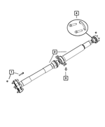 52123629AE - Rear Axle; 195 MM; Differential and Drive Line: Drive Shaft for Mopar Image