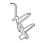 2975457100 - Electrical: Control Module Bracket for Mercedes-Benz Image