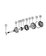 68019787AA - AS68RC; 6-Speed; Automatic Transmission: Rear Clutch Thrust Washer for Dodge: Ram 3500 | Ram: 3500 Image