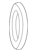 F3TZ9E931B - Engine: Air Mass Sensor Gasket for FORD Image
