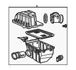 4L2Z9600AA - Engine: Air Cleaner Assembly for Ford: Explorer | Mercury: Mountaineer Image