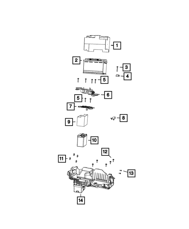 BCAH6650AA - Electrical: Storage Battery, China for Mopar Image