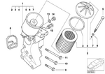 11427833769 - : Engine Oil Filter Element for BMW Image