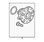 42200SNC951 - Brakes: Hub &amp; Bearing for Honda: Civic Image