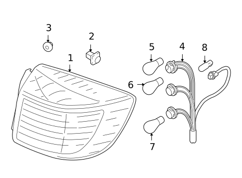 Combination Lamps for 2009 Suzuki SX4 #0