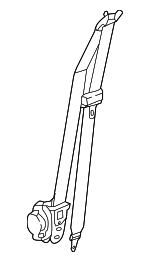 88810BF300NNB - Electrical: Seat Belt Assembly for Hyundai: Kona Electric Image