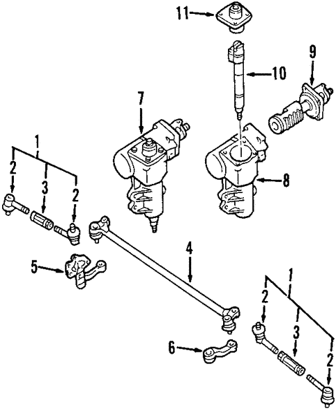 SAM様 Steering Gear & Linkage for 1998 Nissan Frontier | Parts for