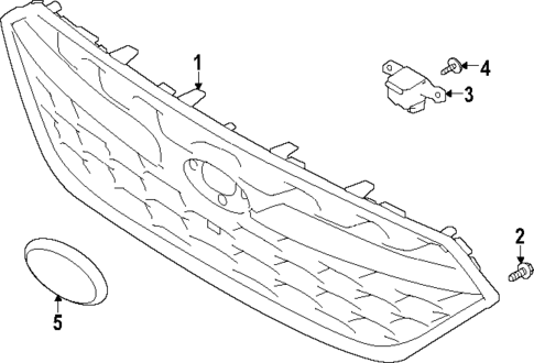 Grille & Components for 2025 Subaru WRX #0