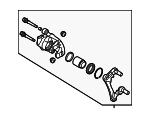 MN116310 - : Caliper Assembly for Mitsubishi: Lancer, Outlander Image