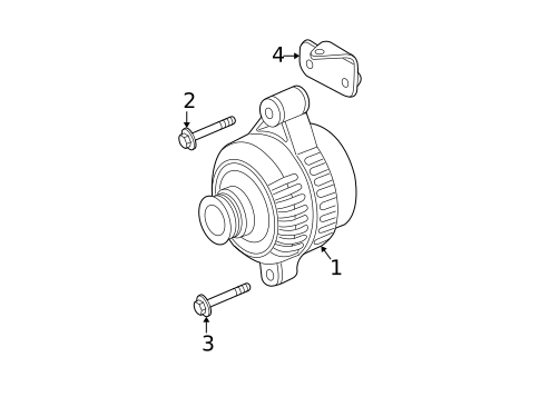 Alternator for 2005 Saturn Vue #0