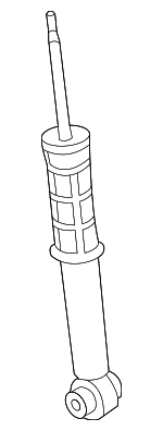 LR114043 - : 2019 2020 Land Rover Range Rover Evoque - Shock Absorber for Land Rover: Range Rover Evoque Image
