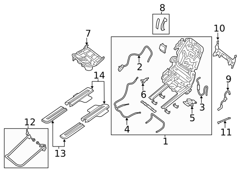 Second Row Seats for 2019 INFINITI QX60 #3