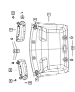 5SX41BD1AE - Interior Trim: Headliner for Ram: 3500 Image
