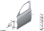 41519850655 - Bodywork: Door Front Left for BMW Image