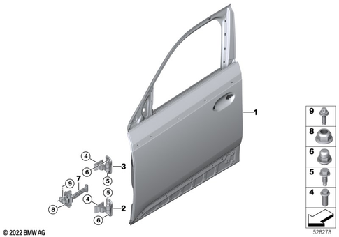 Door, Front for 2024 BMW XM Label #0