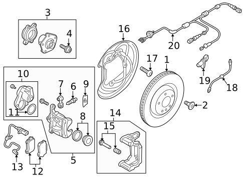 Parking Brake for 2024 Audi A4 Quattro #0