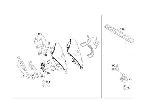 Rear Illumination for 2008 Mercedes-Benz S63 AMG #0