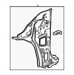 84499566 - Body: Inner Hinge Pillar for Cadillac: XT4 Image
