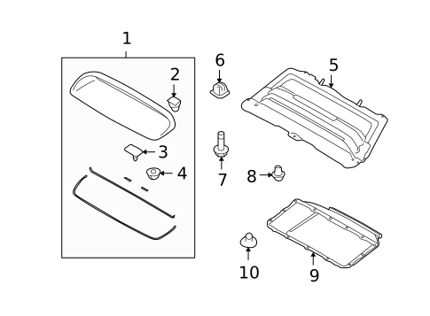 Exterior Trim - Hood for 2010 Subaru Legacy #0