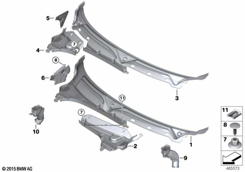 Mounting Parts, Engine Compartment for 2019 Mini JCW GP #3