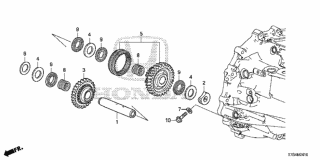 MT Reverse Gear Shaft for 2016 Honda HR-V #0