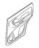 5L8Z7827407DAA - Body: Door Trim Panel for FORD Image